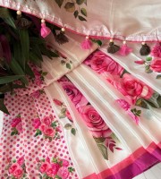 Semi Muslin Silk Saree - DS 704