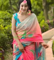 Semi Muslin Silk Saree - DS 703
