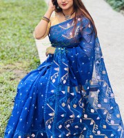 Jamdani Motive Saree  JM-604