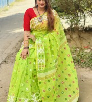 Jamdani Motive Saree  JM-605
