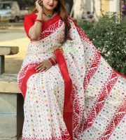 Jamdani Motive Saree  JM-607